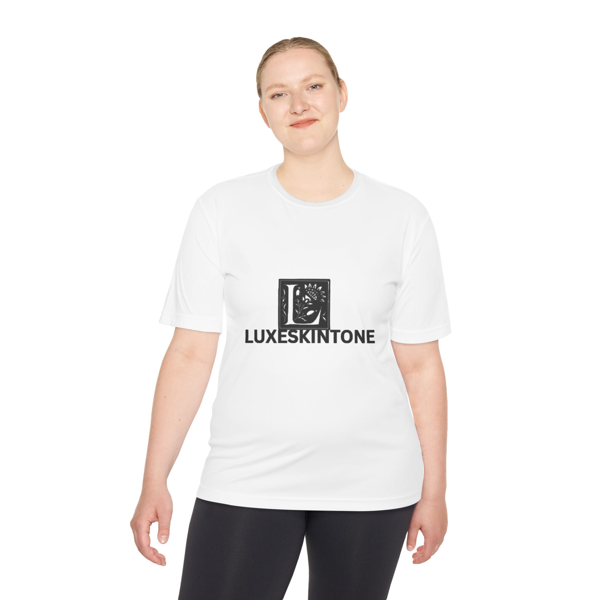 LuxeSkintone Logo Moisture-Wicking Tee