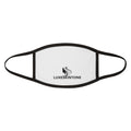 Luxeskintone Logo Face Mask — Black-Trim Mixed Fabric Protective Mask