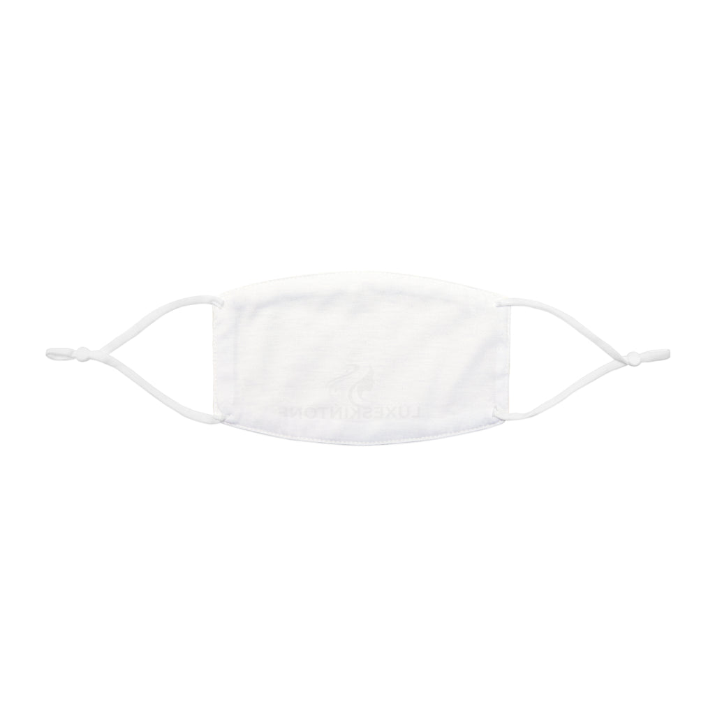 LuxeskinTone Branded Polyester Face Mask — Adjustable Snug-Fit Reusable Mask