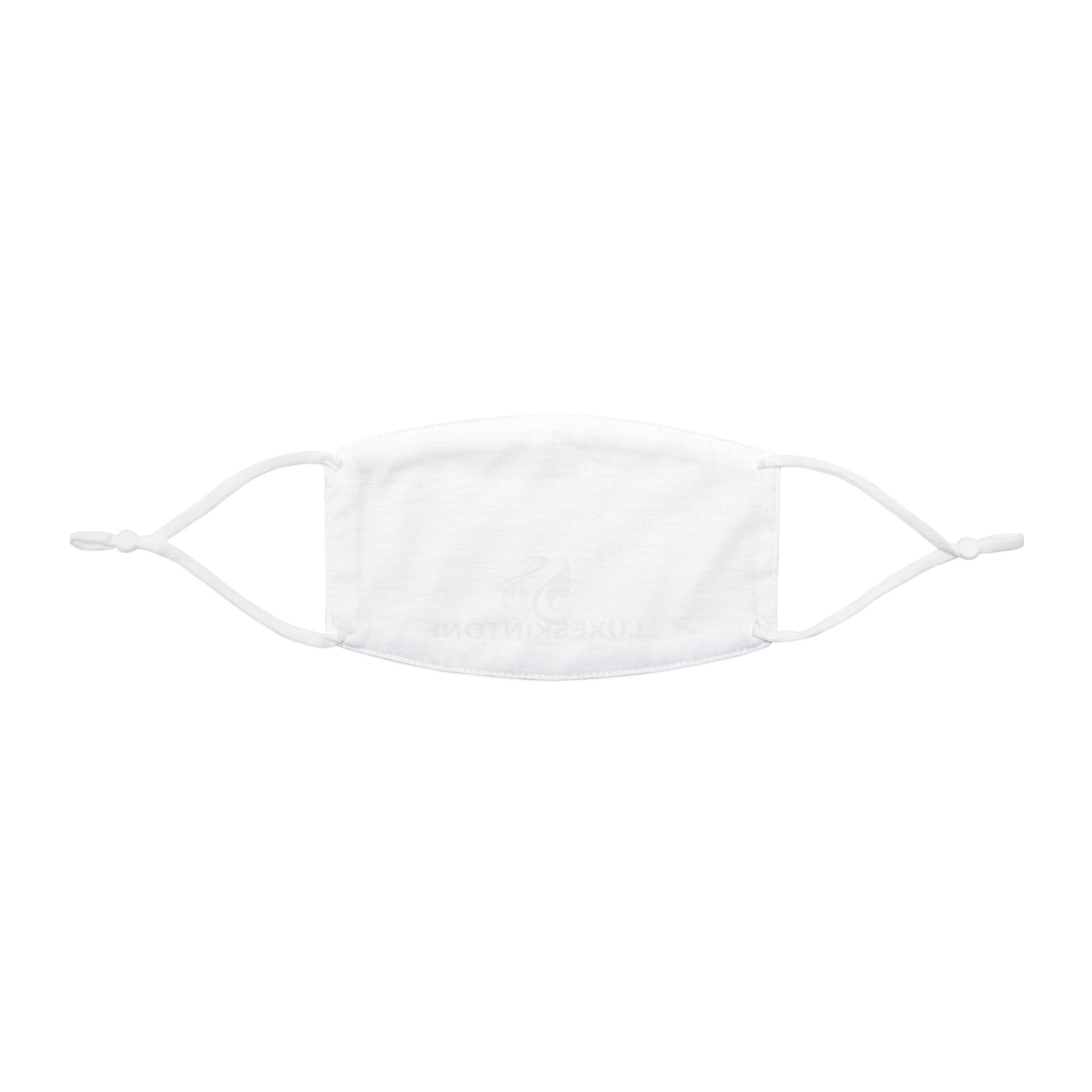 LuxeskinTone Branded Polyester Face Mask — Adjustable Snug-Fit Reusable Mask