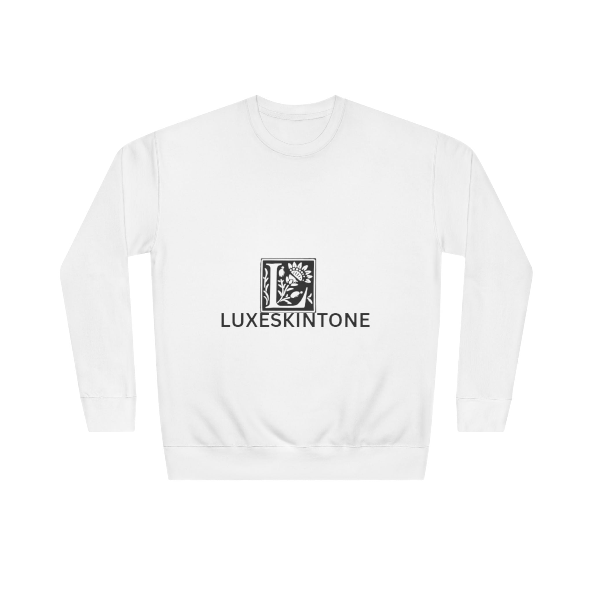 Luxeskintone Logo Sweatshirt — Minimalist Brand Crewneck