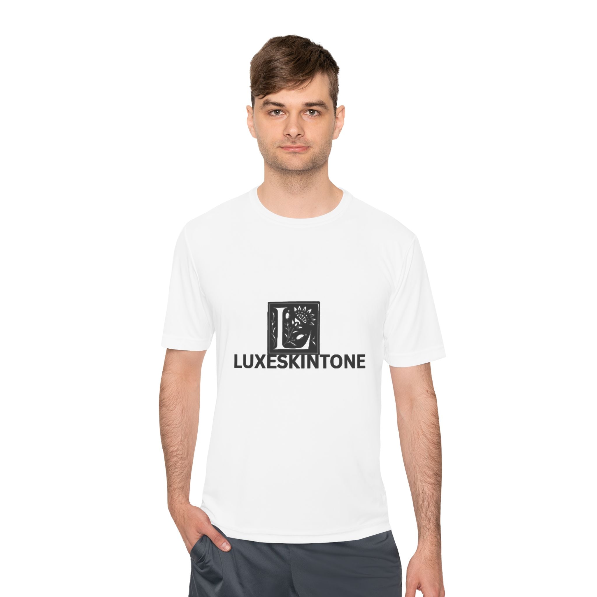 LuxeSkintone Logo Moisture-Wicking Tee